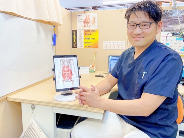 うきは鍼灸・整骨院の齊藤　裕也先生の写真です。